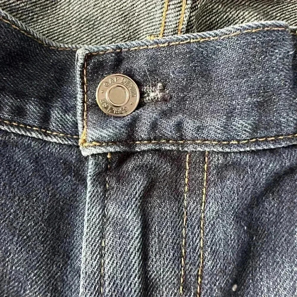 1969 GAP 34 X 30 MEN’S STANDARD FIT DISTRESSED JEANS measures - Picture 5 of 11